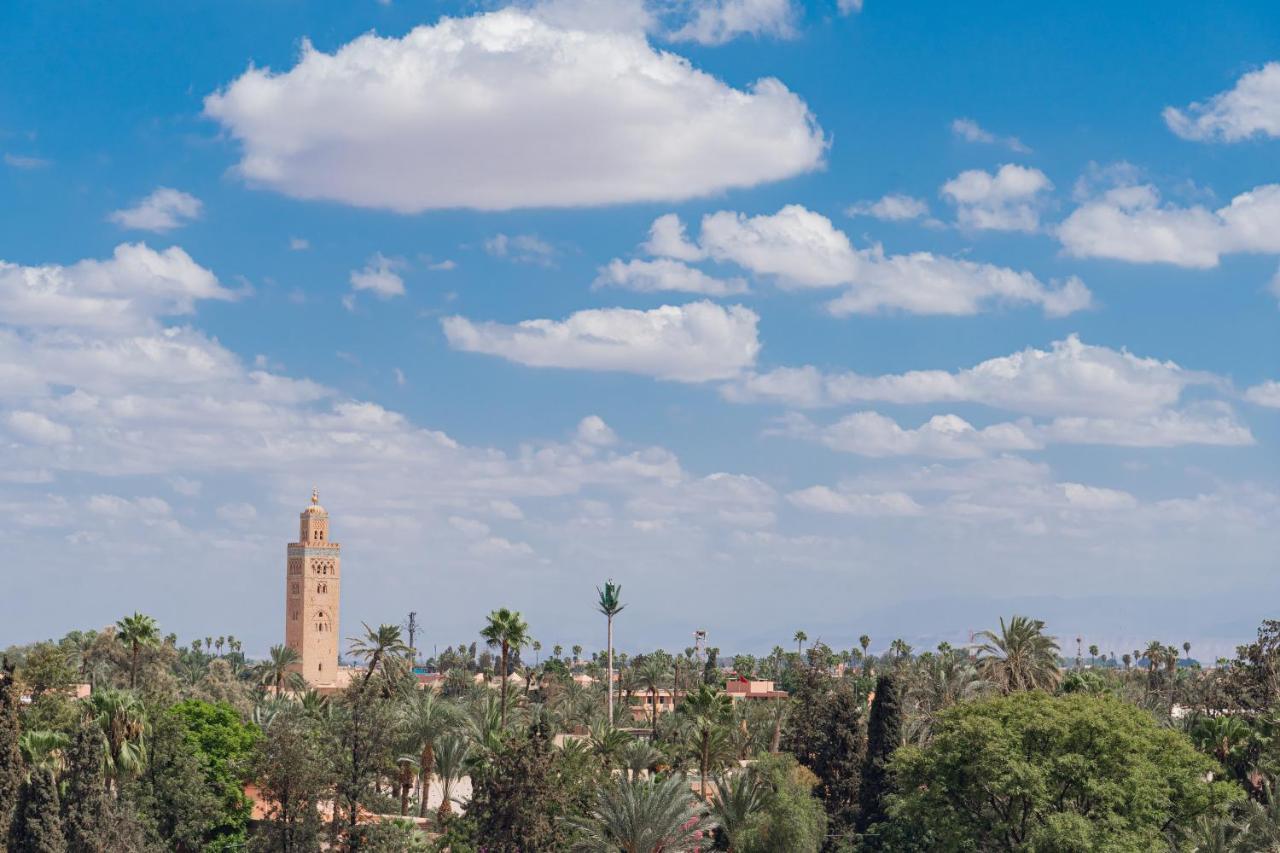 Hotel Jadali & Spa มาร์ราเกช ภายนอก รูปภาพ The minaret of the Great Mosque of Kairouan, Tunisia